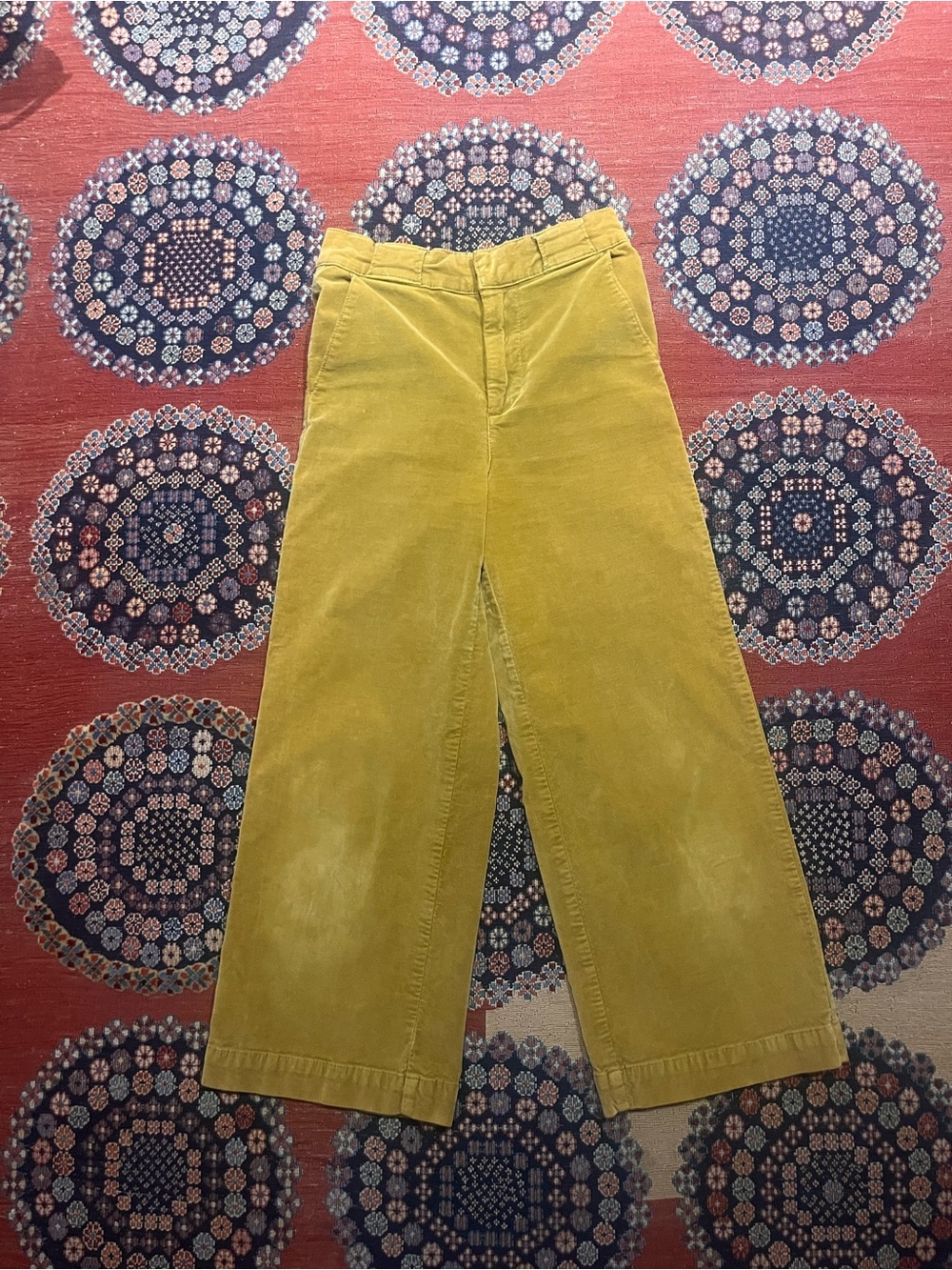 BDG Urban Outfitters Olive/Chartreuse Corduroys